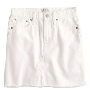 J. Crew Cream Mini Skirt Casual